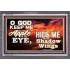 UNDER THE SHADOW OF THY WINGS   Frame Scriptural Wall Art   (GWEXALT8275)   "33x25"