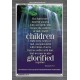 WE ARE THE CHILDREN OF GOD   Scriptural Portrait Acrylic Glass Frame   (GWEXALT830)   