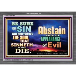 ABSTAIN FROM EVIL   Affordable Wall Art   (GWEXALT8389)   