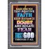 TRUST GOD AT ALL TIMES   Biblical Paintings Acrylic Glass Frame   (GWEXALT8415)   "25x33"