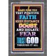 TRUST GOD AT ALL TIMES   Biblical Paintings Acrylic Glass Frame   (GWEXALT8415)   