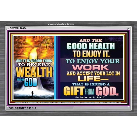 WEALTH FROM GOD   Art & Dcor Framed   (GWEXALT8424)   