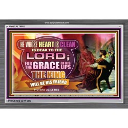 A CLEAN HEART   Bible Verses Frame Art Prints   (GWEXALT8502)   "33x25"