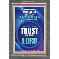 TRUST IN THE LORD   Framed Bible Verse   (GWEXALT8573)   "25x33"