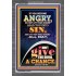 BE ANGRY BUT SIN NOT   Bible Verse Wall Art   (GWEXALT8589)   "25x33"