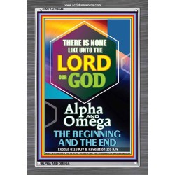 ALPHA AND OMEGA BEGINNING AND THE END   Framed Sitting Room Wall Decoration   (GWEXALT8649)   