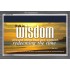 WALK IN WISDOM   Bible Verse Wall Art   (GWEXALT865)   "33x25"