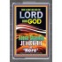 ADONAI JEHOVAH SHAMMAH GOD IS HERE   Framed Hallway Wall Decoration   (GWEXALT8654)   "25x33"
