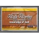 WALK WORTHY   Encouraging Bible Verses Framed   (GWEXALT867)   