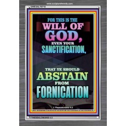 ABSTAIN FROM FORNICATION   Scripture Wall Art   (GWEXALT8715)   
