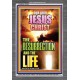 THE RESURRECTION AND THE LIFE   Christian Wall Dcor   (GWEXALT8766)   
