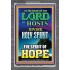 THE SPIRIT OF HOPE   Bible Verses Wall Art Acrylic Glass Frame   (GWEXALT8798)   "25x33"