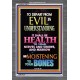 WISDOM IS HEALTH   Inspirational Wall Art Frame   (GWEXALT8833)   