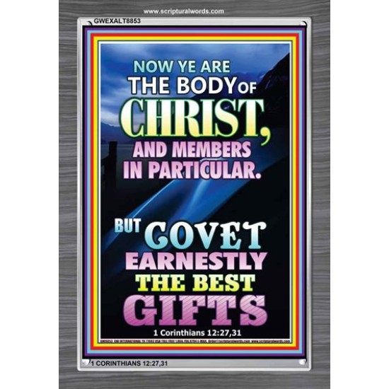 YE ARE THE BODY OF CHRIST   Bible Verses Framed Art   (GWEXALT8853)   
