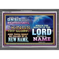 A NEW NAME   Contemporary Christian Paintings Frame   (GWEXALT8875)   