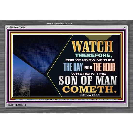 WATCH AND PRAY   Inspiration office art and wall dcor   (GWEXALT9088)   