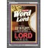 THE WORD OF THE LORD   Bible Verses  Picture Frame Gift   (GWEXALT9112)   "25x33"