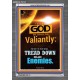 WE SHALL DO VALIANTLY   Printable Bible Verse to Frame   (GWEXALT9118)   