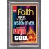 YOUR FAITH   Frame Bible Verse Online   (GWEXALT9126)   "25x33"