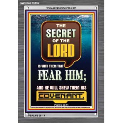 THE SECRET OF THE LORD   Scripture Art Prints   (GWEXALT9192)   
