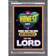 BE HONEST REVERENCE THE LORD   Framed Guest Room Wall Decoration   (GWEXALT9222)   