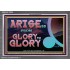 ARISE GO FROM GLORY TO GLORY   Inspirational Wall Art Wooden Frame   (GWEXALT9529)   "33x25"