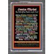 NAMES OF JESUS CHRIST WITH BIBLE VERSES    Religious Art Acrylic Glass Frame   (GWEXALTJESUSCHRISTPORTRAIT)   