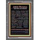 NAMES OF JESUS CHRIST WITH BIBLE VERSES IN GERMAN LANGUAGE {Namen Jesu Christi}   Acrylic Glass Frame  (GWEXALTNAMESOFCHRISTDEUTSCH)   
