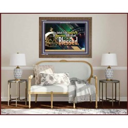 ALL GENERATIONS SHALL CALL ME BLESSED   Bible Verse Framed for Home Online   (GWF1541)   