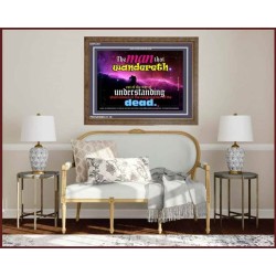 UNDERSTANDING   Inspirational Bible Verse Framed   (GWF3351)   "45x33"