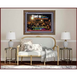 ALL BLESSING AND PRAISE   Frame Scriptural Wall Art   (GWF3555)   