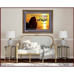 WATCH AND PRAY   Christian Wall Art Poster   (GWF3887)   "45x33"