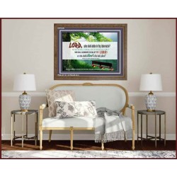 WHO SHALL ABIDE IN THY TABERNACLE   Decoration Wall Art   (GWF4049)   "45x33"