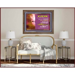 WHAT SHALL WE SAY TO THESE THINGS   Christian Quote Framed   (GWF4110)   "45x33"