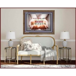 ASK IN MY NAME   Scriptures Wall Art   (GWF4128)   
