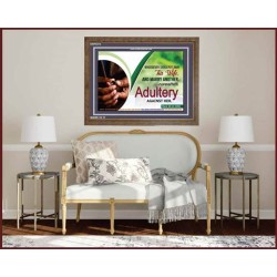 ADULTERY   Framed Bedroom Wall Decoration   (GWF5474)   