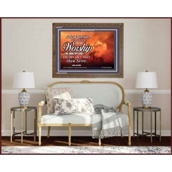 WORSHIP   Home Decor Art   (GWF6377)   