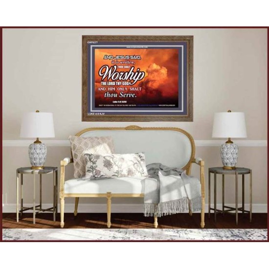 WORSHIP   Home Decor Art   (GWF6377)   