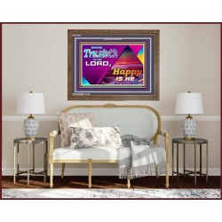 TRUST IN THE LORD   Framed Bedroom Wall Decoration   (GWF7920)   "45x33"