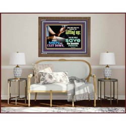 A LIFTING UP   Framed Bible Verses   (GWF8432)   "45x33"