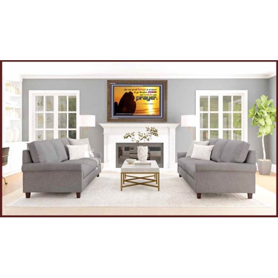 WATCH AND PRAY   Christian Wall Art Poster   (GWF3887)   