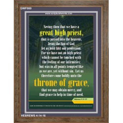 APPROACH THE THRONE OF GRACE   Encouraging Bible Verses Frame   (GWF080)   