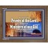 YE SHALL EAT THE RICHES OF THE GENTILES   Christian Quotes Framed   (GWF1260)   "45x33"
