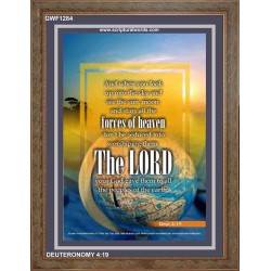 WORSHIP ONLY THY LORD THY GOD   Contemporary Christian Poster   (GWF1284)   