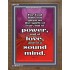A SOUND MIND   Christian Paintings Frame   (GWF1399)   "33x45"