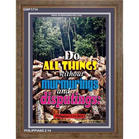 ALL THINGS   Encouraging Bible Verses Frame   (GWF1714)   