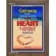 A NEW HEART AND A NEW SPIRIT   Scriptural Portrait Acrylic Glass Frame   (GWF1775)   