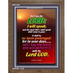 WILL PERFORM IT   Scripture Wall Art   (GWF1946)   