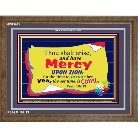 ARISE AND HAVE MERCY   Scripture Art Wooden Frame   (GWF2033)   
