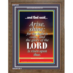 ARISE AND SHINE   Frame Biblical Paintings   (GWF238)   